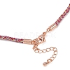 2.5MM Round Nylon Cotton Cord Necklace Making NJEW-C106-01RG-05-3