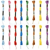 6Bundles Polyester Embroidery Floss OCOR-YW0001-25B-2