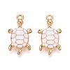 Alloy Enamel Pendants PALLOY-T092-26G-02-1
