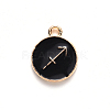 Alloy Enamel Pendants LS-ENAM-S124-01B-08F-2