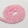 Natural Rose Quartz Beads Strands G-P281-02-6mm-2