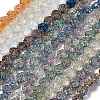 Electroplate Glass Beads Strands EGLA-L040-M-1