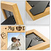 Natural Wood Photo Frames DIY-WH0234-011-4