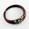 Stainless Steel Wire Necklace Cord DIY Jewelry Making TWIR-R003-16-1