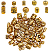 100Pcs 10 Styles Tibetan Style Zinc Alloy Beads FIND-SP0005-94-1