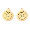 304 Stainless Steel Charms STAS-O142-10G-2