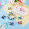 5Pcs 5 Styles Acrylic Spacer Beads OACR-TA0001-66-7