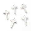 Non-Tarnish 201 Stainless Steel Charms STAS-C021-06P-T-1