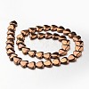 Electroplate Non-magnetic Synthetic Hematite Bead Strands G-F300-22C-08-2