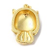 Rack Plating Brass Enamel Cubic Zirconia Pendants KK-Q771-06G-3