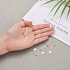 925 Sterling Silver Flat Pad  Stud Earring Findings STER-K167-045F-S-5
