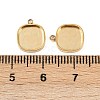 304 Stainless Steel Pendant Cabochon Settings STAS-A194-05D-G-3