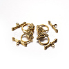 Tibetan Style Toggle Clasps LS-GLF0026Y-3