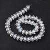 Transparent Glass Beads Strands LAMP-H061-01D-5