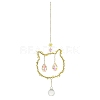 Metal Hanging Suncatchers HJEW-P018-D01-1