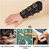 Leatheroid Punk Style Cuff Wristband for Bikers AJEW-WH0020-38B-3
