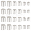 90Pcs 3 Style 925 Sterling Silver Spacer Beads FIND-PH0006-99-1