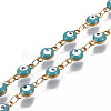 304 Stainless Steel Enamel Chains CHS-P006-02G-02-2