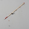 Wood and Iron Fishing Rod AJEW-WH20010-58-1