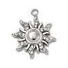 304 Stainless Steel Rhinestone Pendants STAS-I357-03P-1