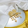 304 Stainless Steel Chandelier Earrings for Women WG43ED1-01-3