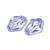 10Pcs 5 Colors Tartan Pattern Epoxy Resin Snap Hair Clip PHAR-P009-01J-3