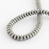 Electroplate Non-magnetic Synthetic Hematite Beads Strands G-R210-01-2