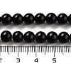 Natural Obsidian Bead Strands X-G-R173-6mm-02-3