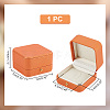 PU Leather Brooch Jewelry Box CON-WH0088-34-2
