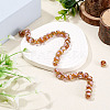 1 Strand Handmade Lampwork Inner Flower Rondelle Beads Strands LAMP-TA0002-72C-4