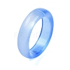 Dyed & Heated Natural Agate Finger Rings for Women RJEW-Z075-02R-2