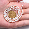 Natural Cultured Freshwater Pearl Beads Strands PEAR-N012-03B-5