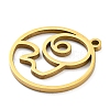 304 Stainless Steel Pendants STAS-Z043-01J-2
