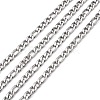 304 Stainless Steel Figaro Chains CHS-K001-32-7mm-1