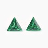 Cubic Zirconia Pointed Back Cabochons ZIRC-WH0001-A07-1
