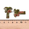 Natural Unakite Coconut Tree Pendants G-N342-02B-3