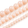 Opaque Solid Color Glass Beads Strands X-GLAA-T032-P8mm-09-4