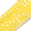 Baking Electroplate Glass Beads Strands X-DGLA-A039-J10mm-B23-1
