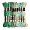 12 Skeins 12 Colors 6-Ply Polyester Embroidery Floss OCOR-M009-01B-06-1