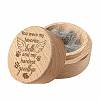 1Pc Beech Wood Engraved Pet Hair Keepsake Boxes CON-CN0001-18J-1
