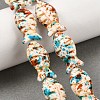 Dyed Synthetic Turquoise Beads Strands GG-CBAAE19-08A-1
