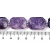 Natural Lepidolite Beads Strands G-B125-P25-01-4