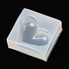 Heart Silicone Molds X-DIY-R078-12-3