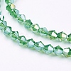 Glass Beads Strands EGLA-S056-06-3
