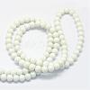 Baking Paint Glass Round Bead Strands DGLA-Q020-6mm-01-3