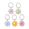 5Pcs 5 Styles Resin Pendant Decorations PALLOY-JF02284-S-1