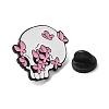 Skull Enamel Pins JEWB-K016-01B-EB-3