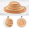 Bamboo Round Plant Saucer AJEW-GA0001-97-4