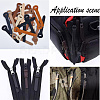 24Pcs Cowhide Zipper Puller Head PURS-GF0001-09D-4