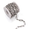 304 Stainless Steel Paperclip Chains STAS-R100-38-4